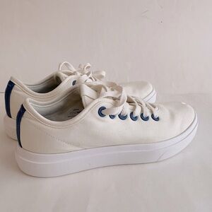 Allbirds White and Blue Women's Sneakers